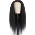 Front lace headband 13x4kinky straight human hair wigs European and American wig Yaki