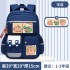 Kapibala Elementary School Student Backpack 1-6 Grades Male and Female Large Capacity Cute Dolphin Anti Dirty Backpack Lightweight