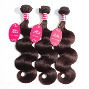 Chocolate Brown Body Wave 2 # Virgin Human Hair Dark Brown Chocolate Color