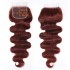 Reddish Brown body bundle 4x4 closure human hair