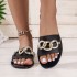 New Sandals for Ladies in Summer, One line Drag, Anti slip, Casual Wear, Beach Shoes for Women, Flat Slippers