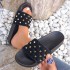 Cross border popular internet celebrity women's fashionable casual slippers in a single drag, comfortable and versatile, wear-resistant slippers