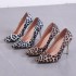 High heels, single shoes, women's 2024 autumn new item, pointed leopard print, high-end sense, large size, thin heel, temperament, shallow mouth, daily wear