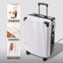 Luggage for men, large capacity 20 inch small suitcase for women, 2023 new model, 24 password travel leather suitcase, durable