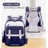 Minimally designed new children's backpack with waist protection for elementary school students, large capacity, lightweight, comfortable, waterproof, boys' and girls' backpacks