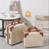 Retro suitcase, 14 inch fashionable women's mini makeup bag, 16 inch password lock travel suitcase