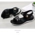 Soft Leather Sandals for Women 2023 New Summer Flat Bottom Student Fashion Outerwear Non slip Casual Cool Slippers Mid heeled Women's Shoes Trendy