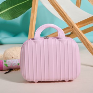 Internet celebrity makeup case, portable small size, portable 14 inch suitcase, women's mini travel case, storage bag, large capacity