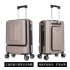 2022 New Business Luggage 20 inch/24 inch Front and Rear Open Trolley Box with Universal Wheels for Men's Short term Travel