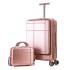 20 inch suitcase for women, student mother suitcase, business man, front opening travel suitcase, swivel wheel, trendy leather suitcase