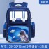 New cartoon backpack for elementary school students, large capacity, lightweight backpack for first and sixth grade, children's spine protection and weight reduction backpack