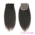 Transparent mesh full hand hook front lace real hair wig hair block 4 * 4 lace closure human hair