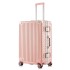 Luggage with high aesthetic value, aluminum frame, travel suitcase, durable and sturdy, large capacity, men's and women's 2022 new password box