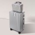 New 2023 Retro Luggage with Aluminum Frame, Mother Set, Trolley Box, Travel Box, Password Box, Korean Edition, Male and Female Students