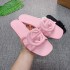 2024 European and American Cross border New Candy Color One Word Slippers Fashion Outerwear Women's Cool Slippers