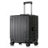 Men's business aluminum frame luggage case, women's small 18 inch suitcase, universal wheel travel case, small and fresh new product