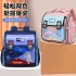 New horizontal backpack for boys and girls, primary school students in grades 136, waterproof, lightweight, reduced load, spine protection backpack, square backpack