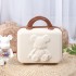 Violent Bear Graffiti Luggage Female 14 inch Small Makeup Box 2022 New Password Box Lightweight Mini Storage Box