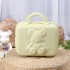 Violent Bear Graffiti Luggage Female 14 inch Small Makeup Box 2022 New Password Box Lightweight Mini Storage Box