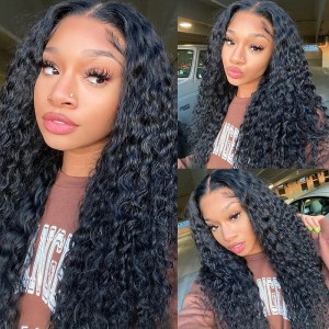 Real Hair 13x4 Kinky Curly lace Frontal Wigs