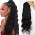 Body drawstring ponytail hair, real hair, women's tie, ponytail, big wave, curly hair