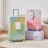 2023 New Explosive Gradient Luggage Multi functional Trolley Box for Girls with Ultra High Beauty Password Box 20 inches