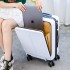 New front opening luggage compartment, men's fashion 20 inch suitcase, women's travel suitcase, universal wheel password box, large capacity