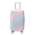 Luggage, women's gradient ice cream style suitcase, high aesthetic value, durable, female student, large capacity, password, travel boarding case