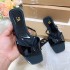 2024 Ins Fashion European and American Hardware Diamond Jewelry Women's Sandals in Stock Eagle Head Buckle Flip flops Sandals