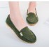 Korean version of women's 2021 spring and autumn shallow mouth bean shoes flat single order shoes women's one foot women's shoes lazy shoes large size foreign trade shoes