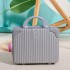 Small and lightweight luggage for women, 14 inch mini student storage and makeup box, portable and easy to carry, with a large capacity