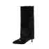 High heels, long tube, patent leather pants, boots, 2024 autumn boots, big size 4142, pointed, thin heels, high-end feel