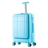 20 inch suitcase for women, student mother suitcase, business man, front opening travel suitcase, swivel wheel, trendy leather suitcase