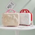 Handheld luggage, women's 14 inch makeup box, small travel suitcase, lightweight and cute anime 3D rabbit password luggage