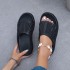 Leisure, sports, wear-resistant, outdoor, height increasing women's slippers, sandals, super soft, popular for couples, home, indoor, non slip, straight drag