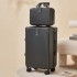 Trendy luggage, retro universal silent wheel luggage, logo printed travel code box, men's travel luggage