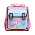 New horizontal backpack for boys and girls, primary school students in grades 136, waterproof, lightweight, reduced load, spine protection backpack, square backpack