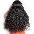 Brazilian virgin human hair water wave natural black 1bundle