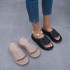 Cross border slippers for summer 2024, new style with a sense of stepping on poop, men's and women's indoor and outdoor home slippers wholesale