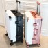 New 2023 Retro Luggage with Aluminum Frame, Mother Set, Trolley Box, Travel Box, Password Box, Korean Edition, Male and Female Students