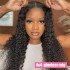 Former lace real hair wig natural color Jerry Curly glue wig human hair