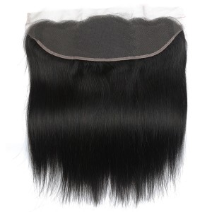 Xuchang Foreign Trade Transparent Lace Hair Block Human Hair Wig 13 * 4 lace frontal human hair