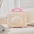 Cartoon candy colored suitcase for women, 14 inch portable makeup bag, cute, large capacity, mini, portable, mother and child box for students