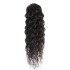 Wig Ponytail Natural Song Water wave Ponytail Human Hair Natural Color Black Human Hair