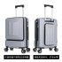 2019 New Front Opening Trolley Case for Women, 20 inch Men's Business Boarding Case, Luggage Compartment, Universal Wheels