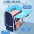 New Primary School Students' Load Reduction and Stress Relief Cartoon Children's Backpack Large Capacity Boys and Girls' Bright Leather Waterproof Backpack Wholesale