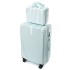 New luggage with aluminum frame, 20 inch retro style suitcase, universal wheel travel case, 24 female and male student password login case