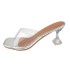 Women's Slippers 2024 High Wheels PVC High Heels Summer Sandals Women's Outerwear Large Size