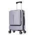 2019 New Front Opening Trolley Case for Women, 20 inch Men's Business Boarding Case, Luggage Compartment, Universal Wheels