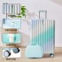 2023 New Explosive Gradient Luggage Multi functional Trolley Box for Girls with Ultra High Beauty Password Box 20 inches